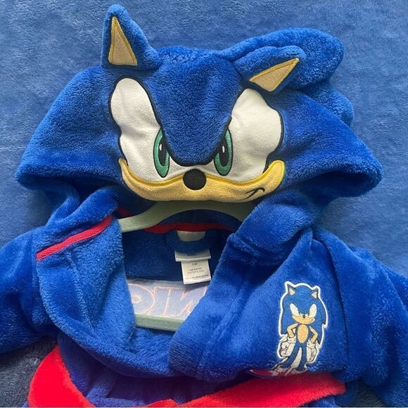 SONIC THE HEDGEHOG Fleece Robe S(6-7) - Picture 3 of 5